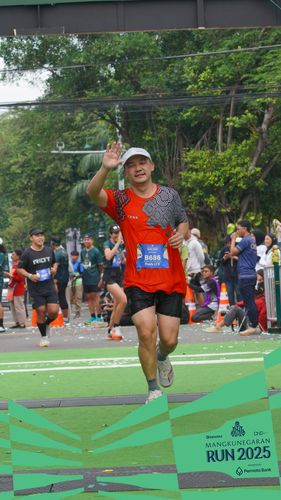 Race photo from Mangkunegaran Run 2025