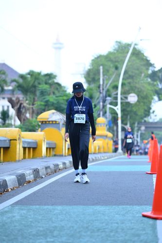 Race photo from KEMLU RUN 2025
