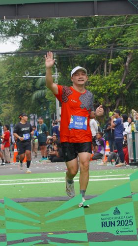 Race photo from Mangkunegaran Run 2025
