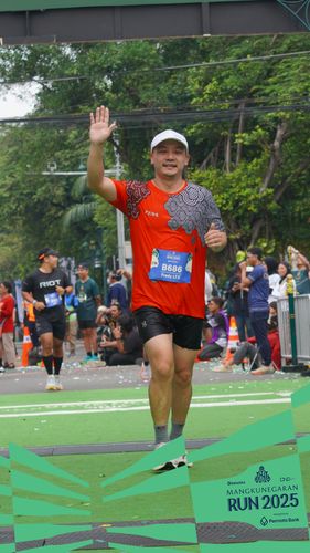 Race photo from Mangkunegaran Run 2025
