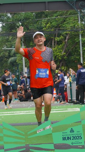 Race photo from Mangkunegaran Run 2025