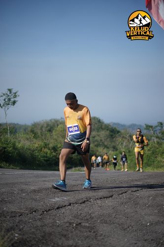 Race photo from Kelud Vertical Challenge 2024