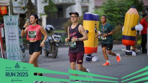 Race photo from Mangkunegaran Run 2025
