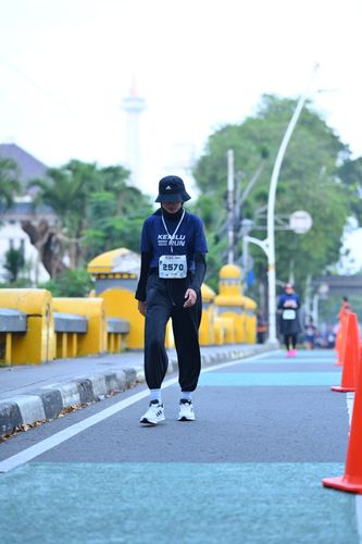 Race photo from KEMLU RUN 2025