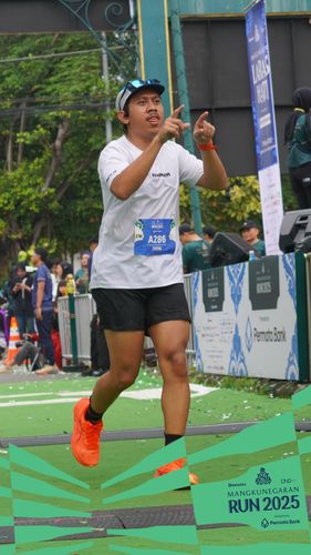Race photo from Mangkunegaran Run 2025