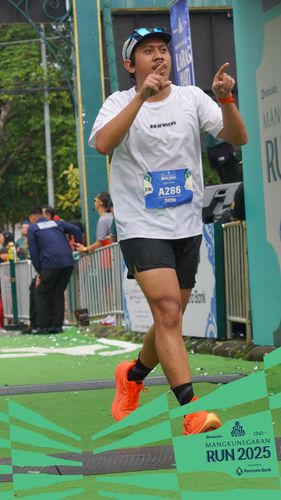 Race photo from Mangkunegaran Run 2025