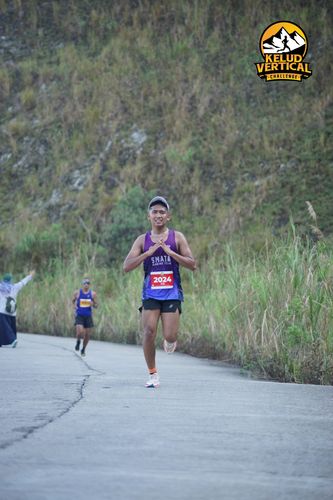 Race photo from Kelud Vertical Challenge 2024