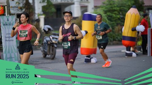 Race photo from Mangkunegaran Run 2025