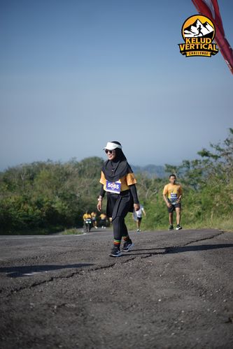Race photo from Kelud Vertical Challenge 2024