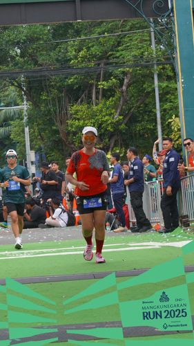 Race photo from Mangkunegaran Run 2025