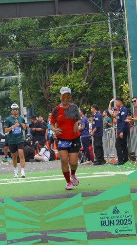Race photo from Mangkunegaran Run 2025