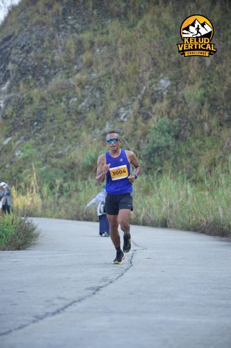 Race photo from Kelud Vertical Challenge 2024