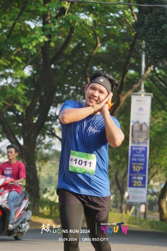 Race photo from BAF LIONS RUN 2024