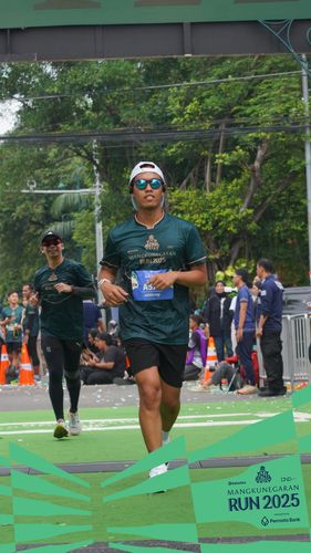 Race photo from Mangkunegaran Run 2025