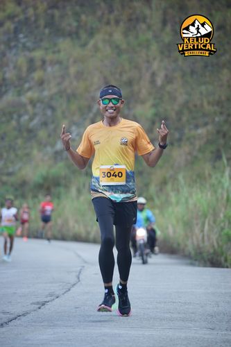Race photo from Kelud Vertical Challenge 2024