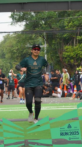 Race photo from Mangkunegaran Run 2025