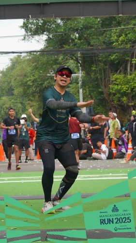 Race photo from Mangkunegaran Run 2025