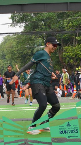 Race photo from Mangkunegaran Run 2025