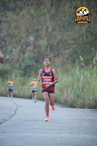 Race photo from Kelud Vertical Challenge 2024