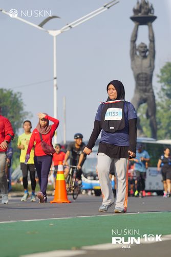 Race photo from Nu Skin Run 10K