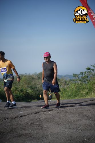 Race photo from Kelud Vertical Challenge 2024