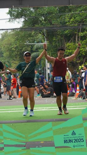 Race photo from Mangkunegaran Run 2025