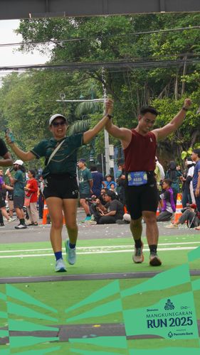 Race photo from Mangkunegaran Run 2025