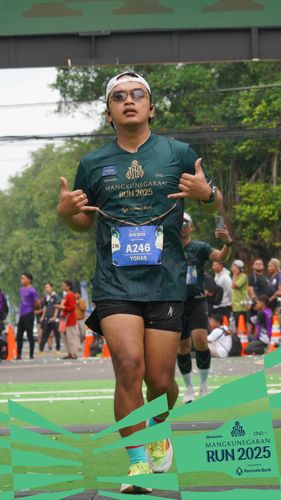 Race photo from Mangkunegaran Run 2025