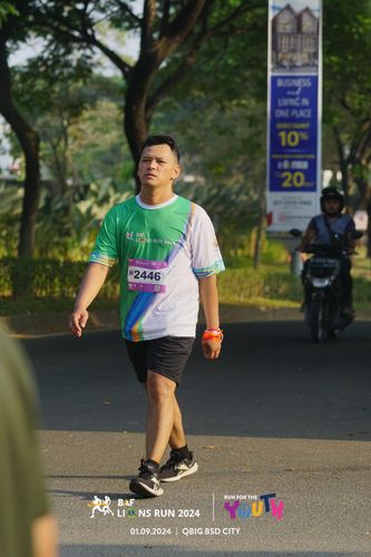Race photo from BAF LIONS RUN 2024