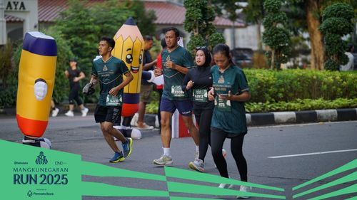 Race photo from Mangkunegaran Run 2025