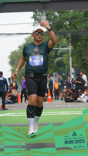 Race photo from Mangkunegaran Run 2025