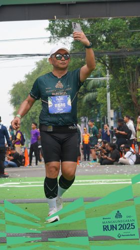 Race photo from Mangkunegaran Run 2025