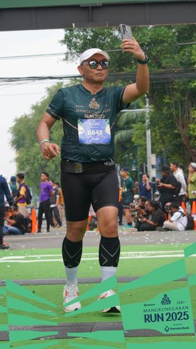 Race photo from Mangkunegaran Run 2025
