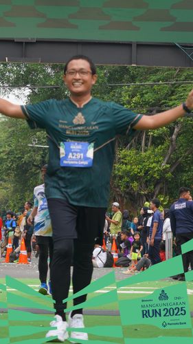 Race photo from Mangkunegaran Run 2025