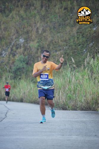 Race photo from Kelud Vertical Challenge 2024