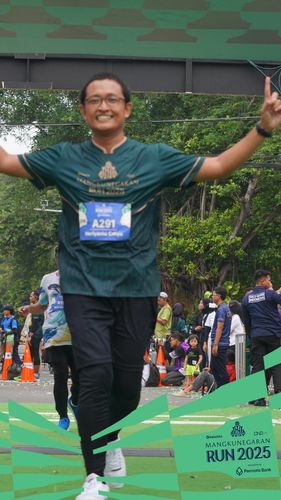 Race photo from Mangkunegaran Run 2025