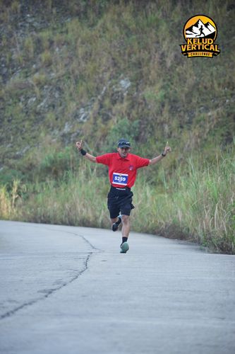 Race photo from Kelud Vertical Challenge 2024