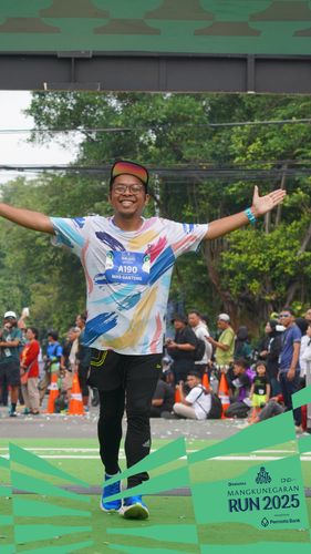 Race photo from Mangkunegaran Run 2025