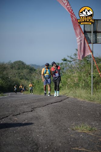 Race photo from Kelud Vertical Challenge 2024