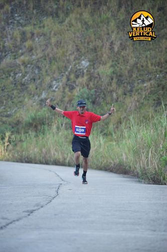 Race photo from Kelud Vertical Challenge 2024