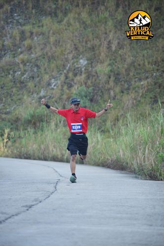 Race photo from Kelud Vertical Challenge 2024