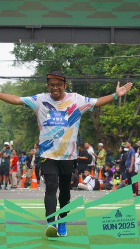 Race photo from Mangkunegaran Run 2025