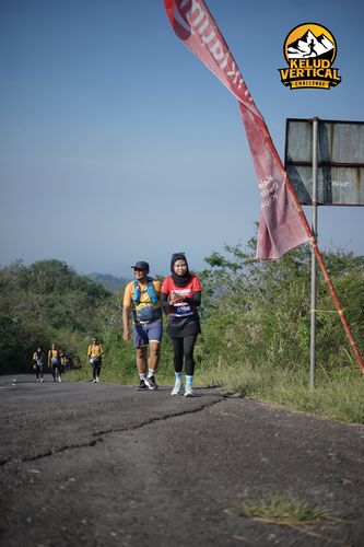 Race photo from Kelud Vertical Challenge 2024