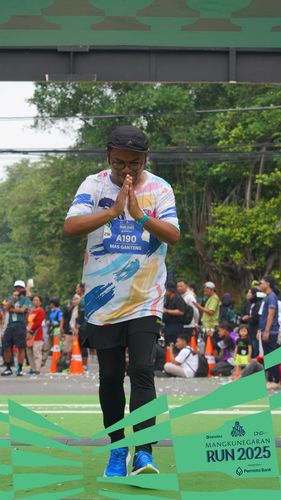 Race photo from Mangkunegaran Run 2025