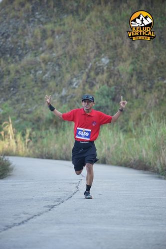 Race photo from Kelud Vertical Challenge 2024