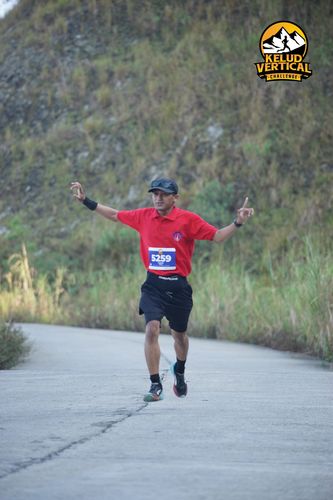 Race photo from Kelud Vertical Challenge 2024