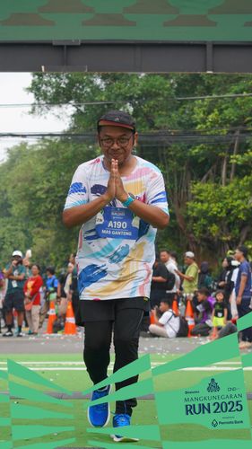 Race photo from Mangkunegaran Run 2025