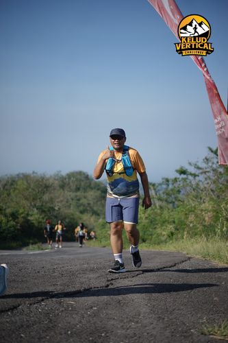 Race photo from Kelud Vertical Challenge 2024