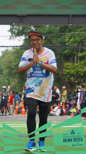 Race photo from Mangkunegaran Run 2025