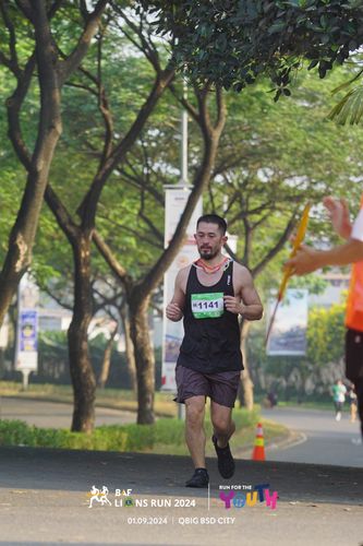Race photo from BAF LIONS RUN 2024